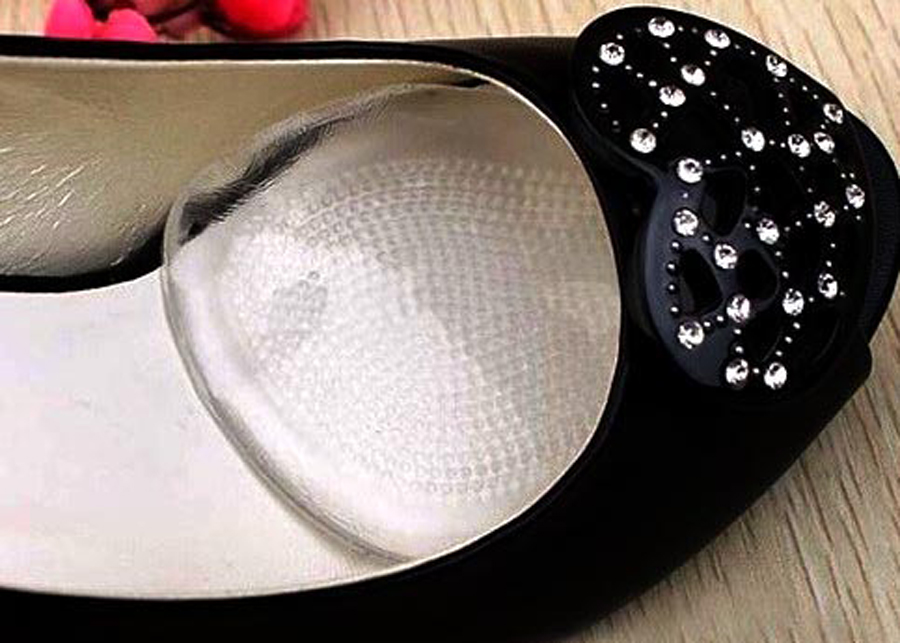 Combo 2 Bộ Miếng Lót Mũi Giày Êm Chân Silicon (Trong Suốt, 4 Miếng Đệm)