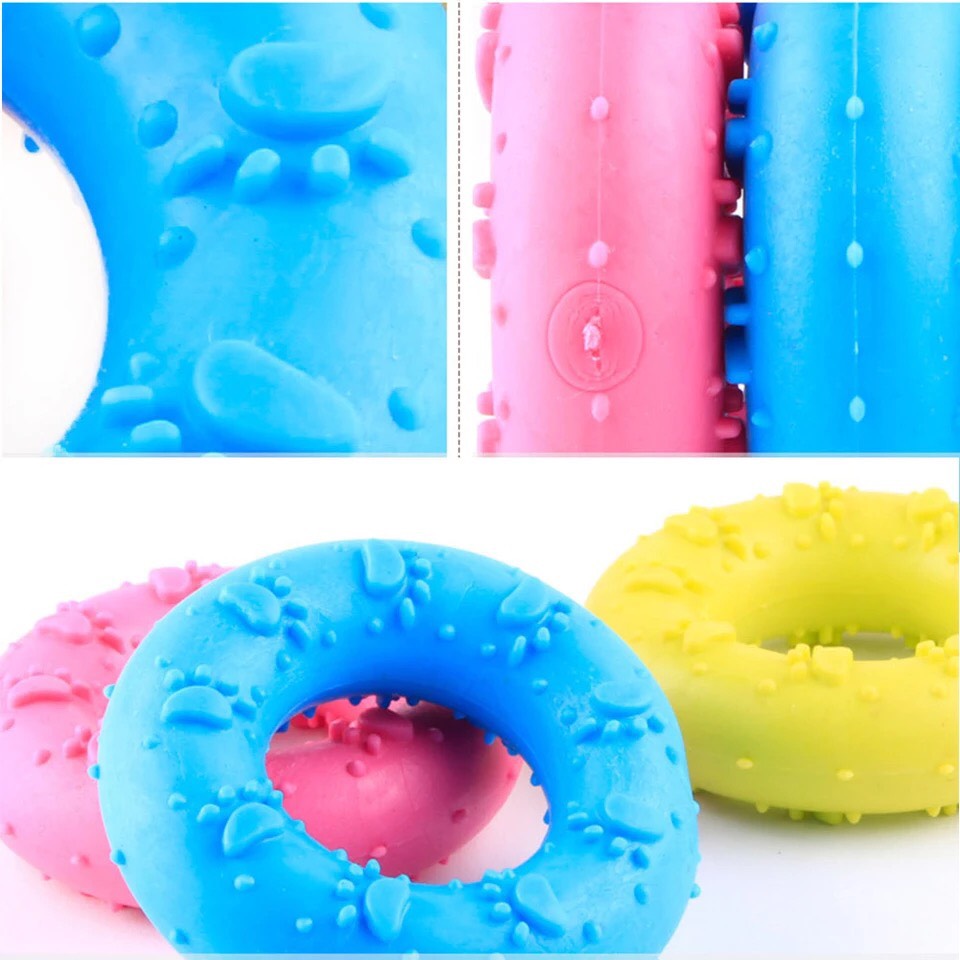 Combo 5 món đồ chơi đa hình giúp giảm ngứa răng, làm sạch răng chó mèo