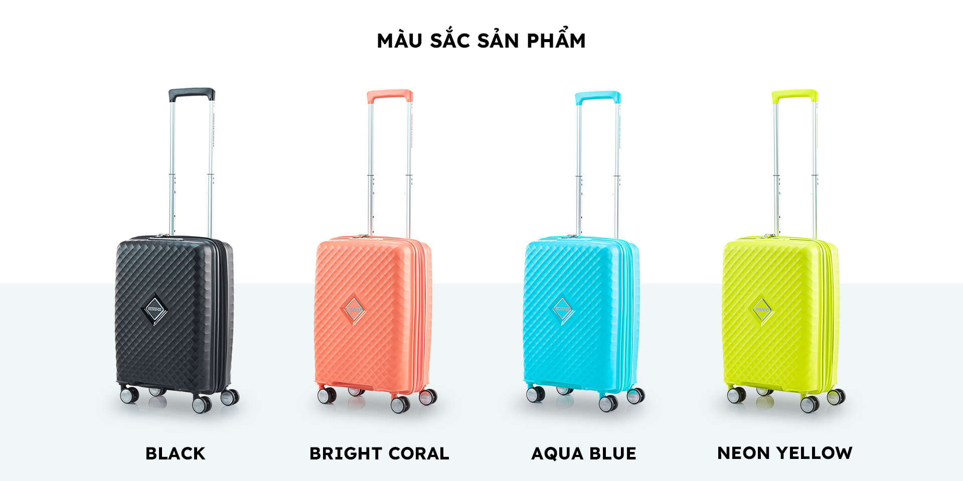 Vali kéo American Tourister Squasem Spinner EXP TSA