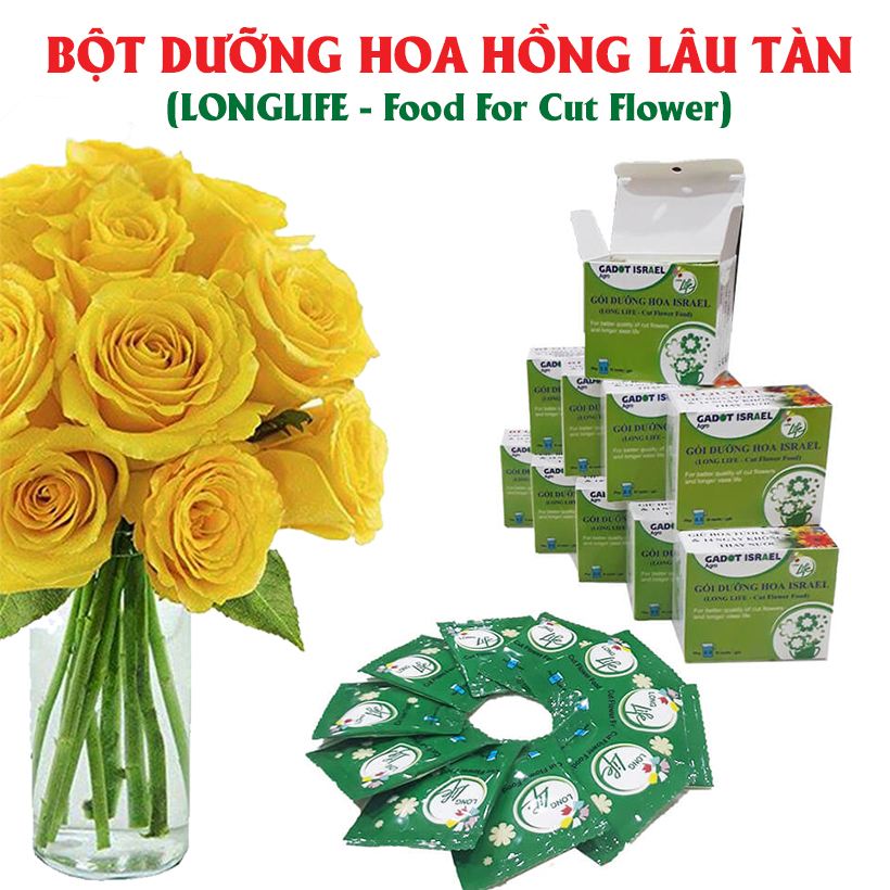 Bột dưỡng hoa hồng lâu tàn Lònglife Israel