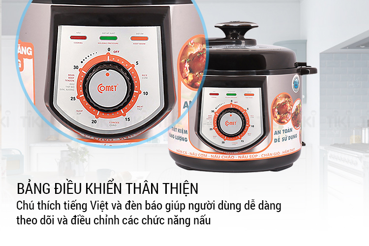 Nồi Áp Suất Comet CM6150 - Hàng Chính Hãng