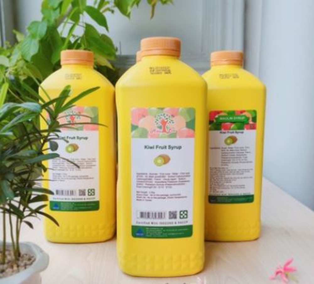 siro kiwi maulin mau lin kiwi syrup chai 2.5 kg - nguyên liêu pha chế trà 2