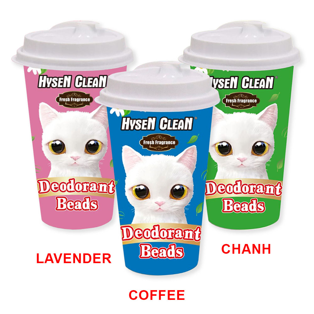 Hạt Khử Mùi Cát Vệ Sinh Cho Mèo Cao Cấp Hysen Clean Đủ Mùi 450g