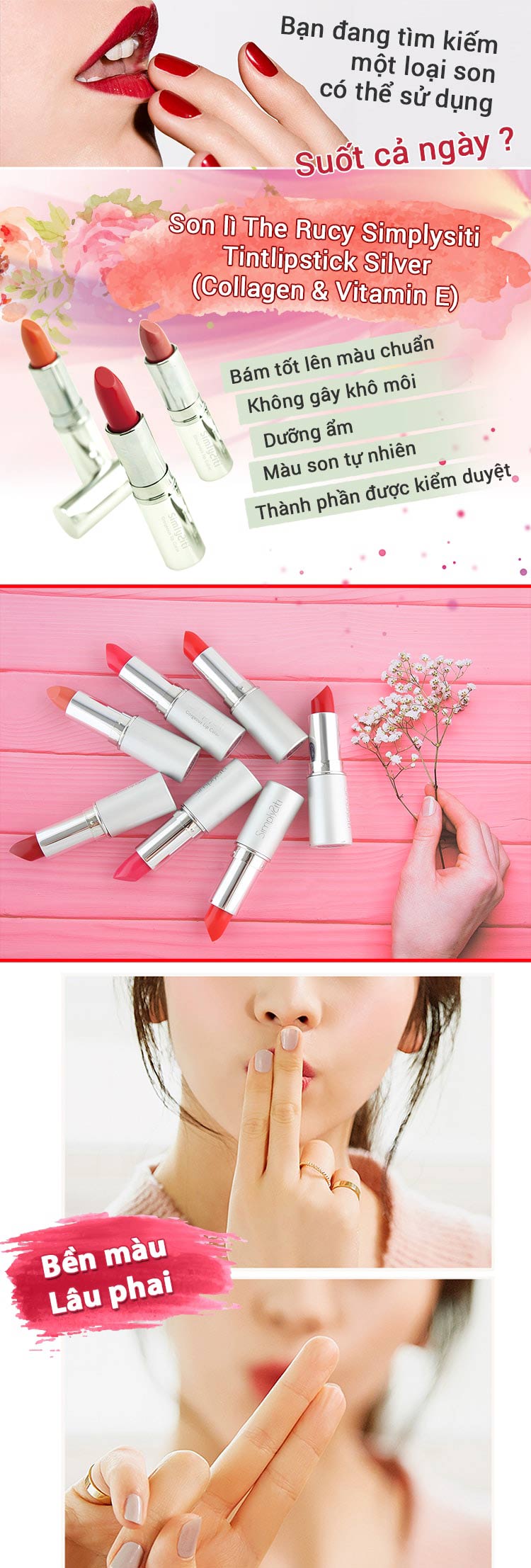 Bộ Trang Điểm The Rucy Love My Skin 06