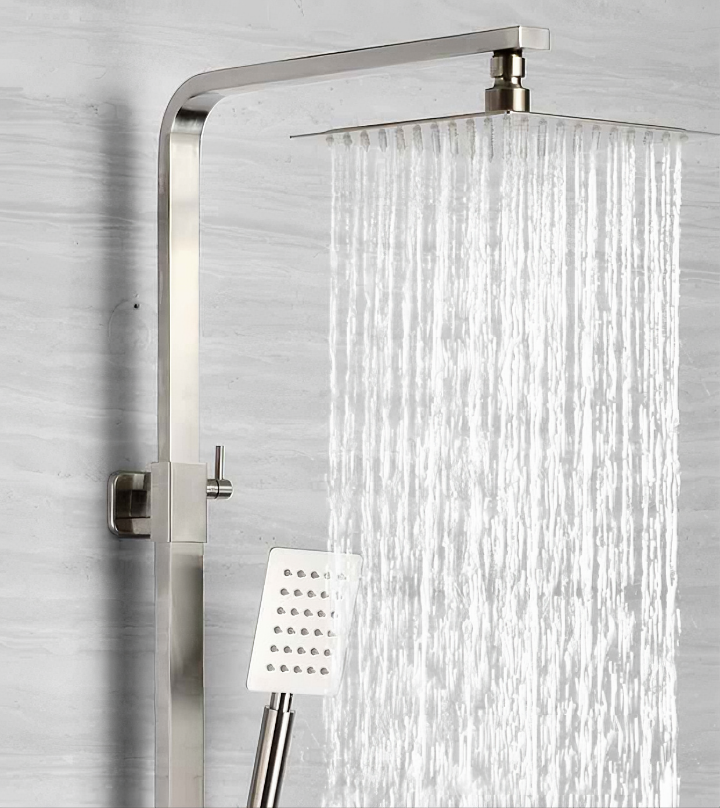 Bộ sen cây tắm KG38 dùng cho nóng lạnh nước mạnh êm, cao cấp dễ sử dụng chất liệu inox304 - Hàng chính hãng