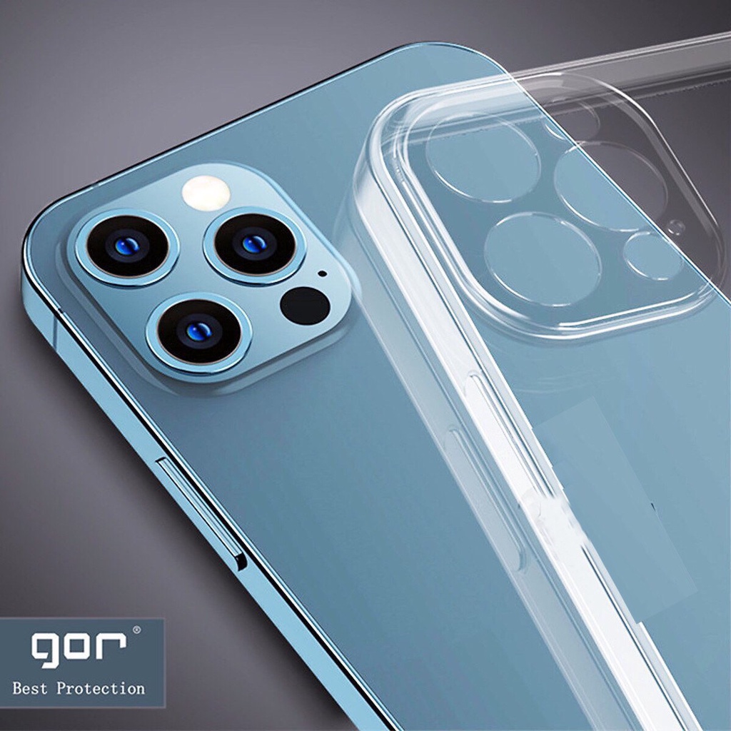 Ốp Lưng Trong Suốt GOR TPU Dành Cho iPhon.e 14 / 14 Plus  / 14 Pro / 14 ProMax - Hàng Chính Hãng