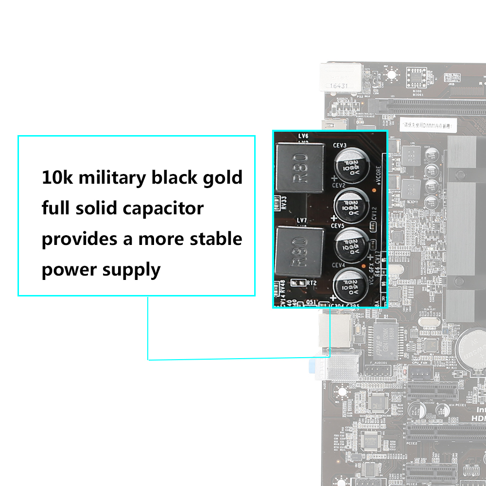 Bo Mạch Chủ C.Q1900M V20 Dành Cho Bộ Xử Lý Celeron J1900 Lõi Tứ