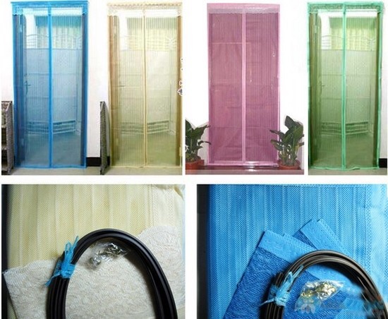 Màn cửa chống muỗi, côn trùng đa năng 90x210 cm (giao màu ngẫu nhiên)