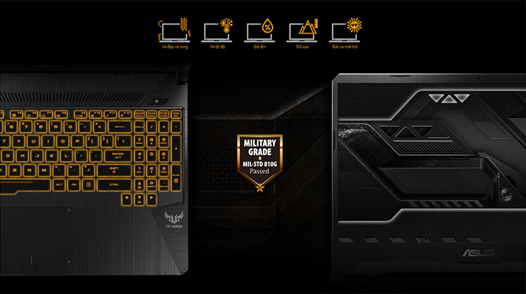 Laptop Asus TUF Gaming FX504GM-EN303T Core i7-8750H/Win10 (15.6″ FHD 120Hz) - Hàng Chính Hãng