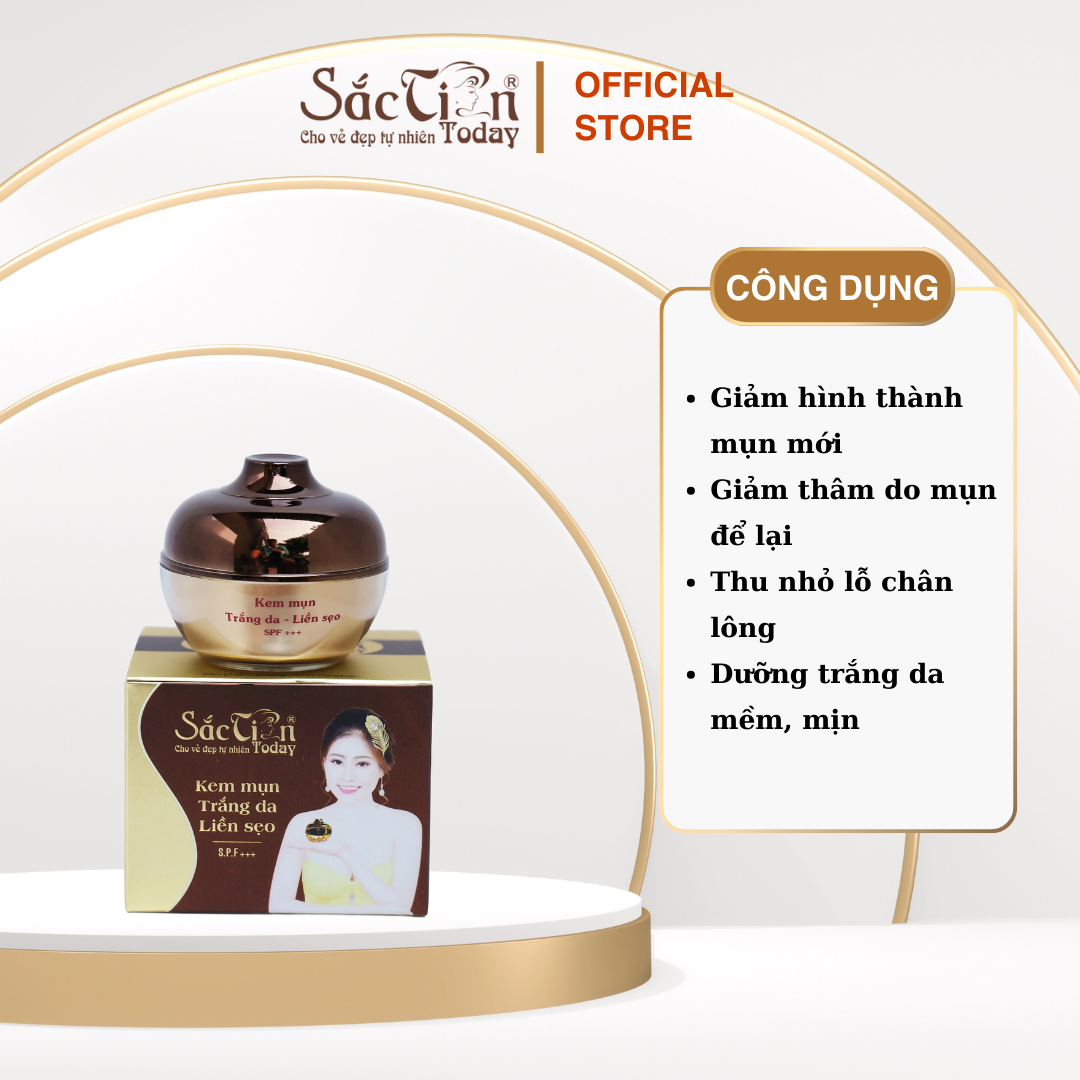 Kem Mụn Trắng Da Liền Sẹo (Nâu) Sắc Tiên Today