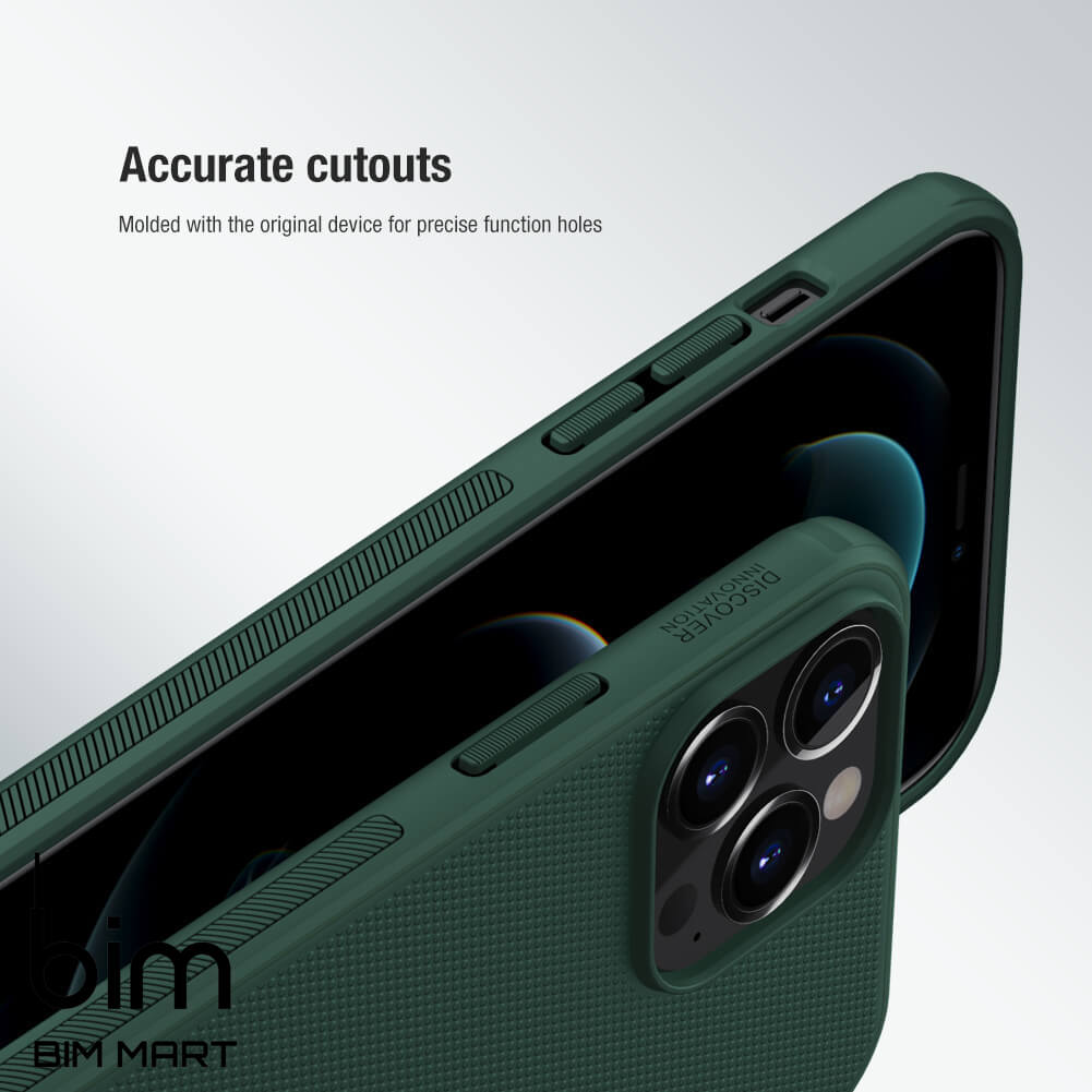 Ốp lưng chính hãng Nillkin dành cho iPhone 13 Pro dạng sần - Hàng Nhập Khẩu