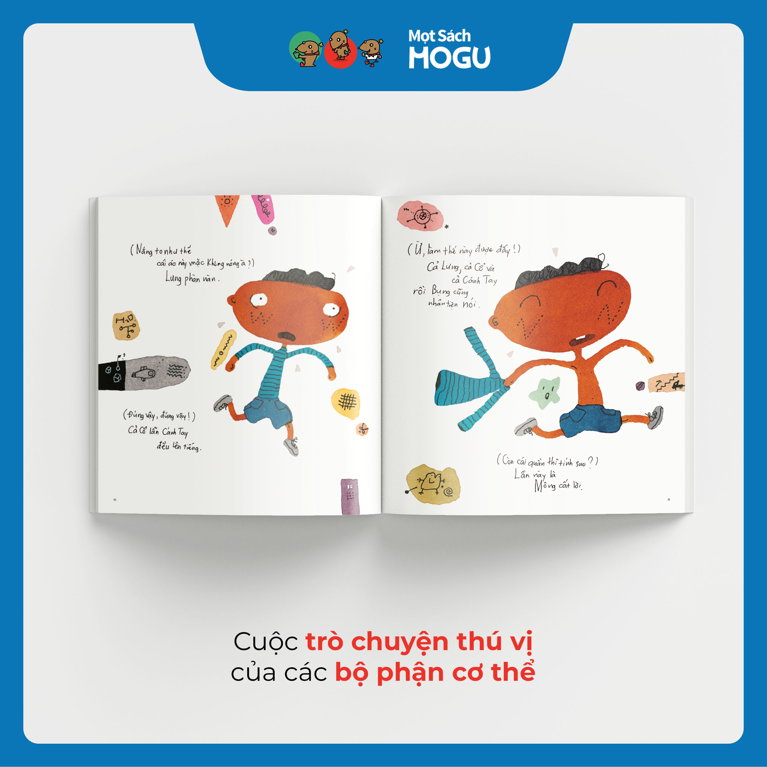 Truyện Ehon bé 3-4-5 tuổi - Những Người Bạn Trên Cơ Thể