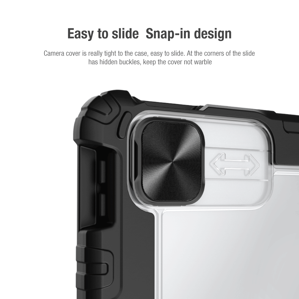 Bao da dành cho iPad Air 10.9/Air 4 có nắp bảo vệ camera Nillkin Bumper Leather -  Hàng chính hãng