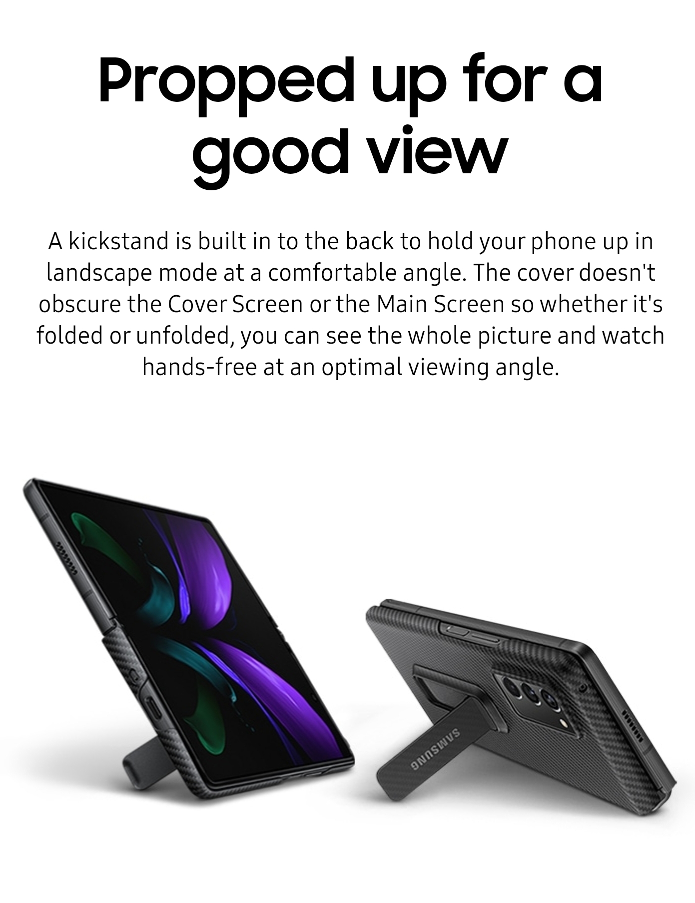 Ốp lưng Samsung Z Fold 2 - Hàng chính hãng 