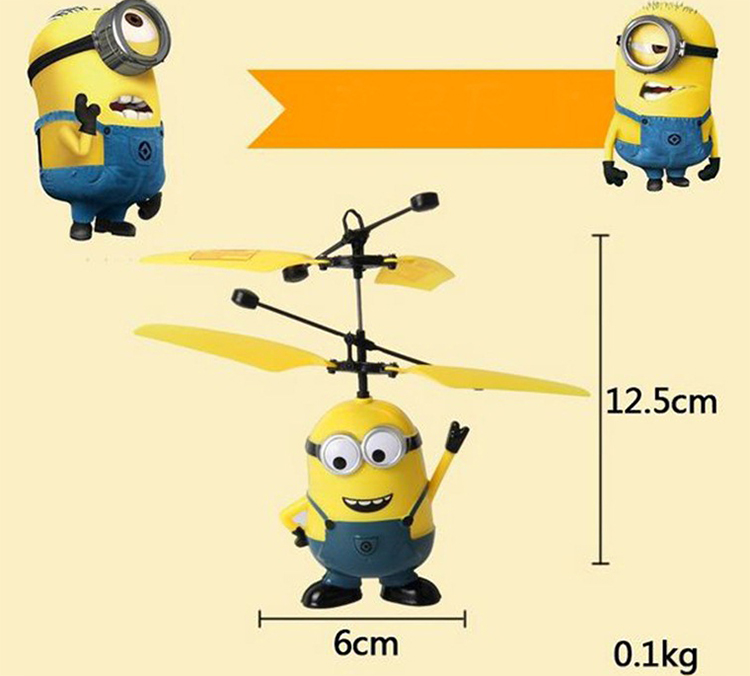 Máy Bay Trực Thăng Điều Khiển HangWing Minion Cảm Ứng Bằng Tay HWA1315554