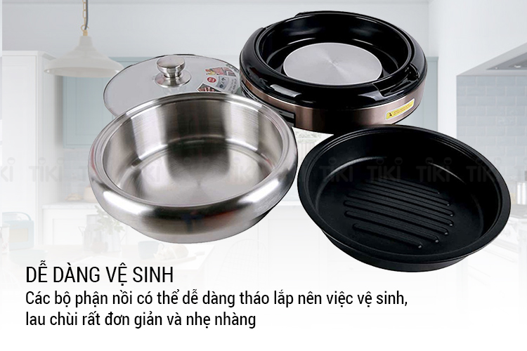 Nồi Lẩu Điện Sunhouse SHD4526 (4.0 Lít) - Hàng Chính Hãng