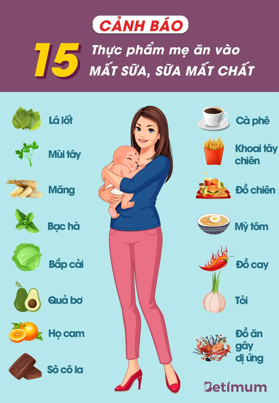 Cốm lợi sữa vitamin sau sinh cho con bú BETIMUM - trà lợi sữa dạng bột lợi sữa và viên uống lợi sữa cỏ cà ri fenugreek 5