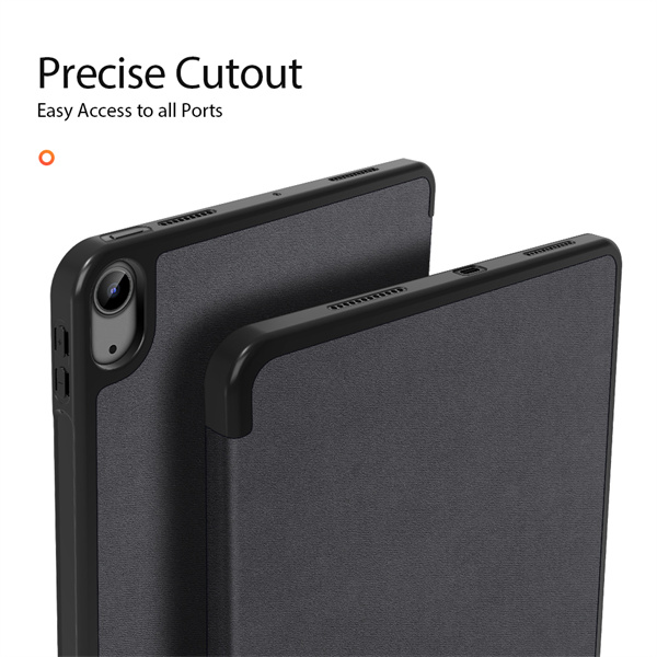 Bao Da Dành Cho iPad Air 4/ Air 5 10.9/ Air 6 11 inch 2024 Dux Ducis Domo Series Có Khe Cắm Bút, Tự Động Tắt Mở - Hàng Chính Hãng