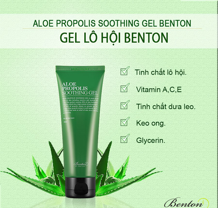 Bộ Sản Phẩm Dưỡng Dành Cho Da Mụn, Da Nhạy Cảm Benton Travel Set 18
