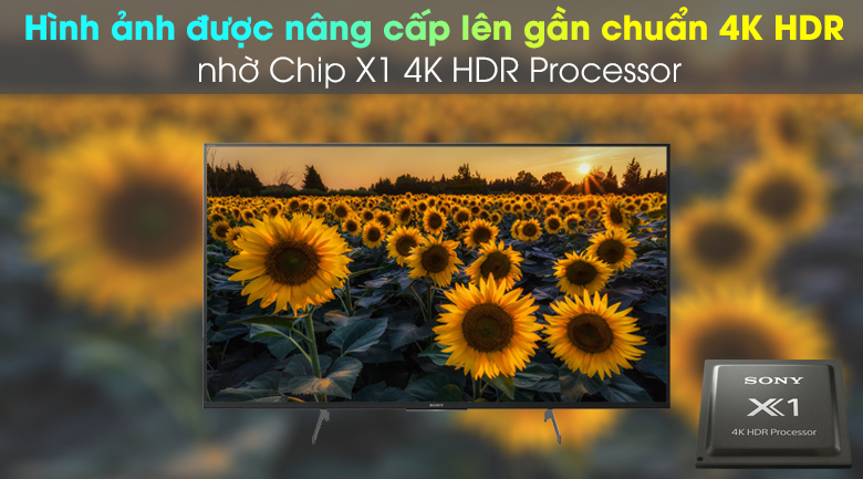 Tivi Sony Android 4K 49 inch KD-49X8500H - Hàng Chính Hãng