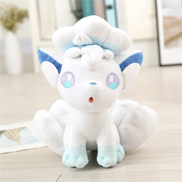 Gấu Bông Pokemon Vulpix - Cáo Trắng (30 Cm, Không Tính Đuôi) Gb131 (Tặng 1 Dụng Cụ Khui Dừa Siêu Nhanh)