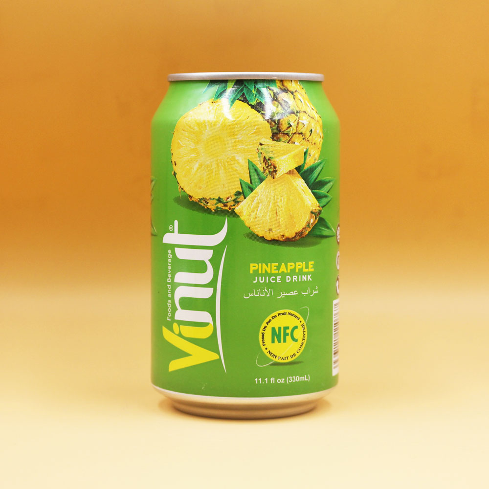 Khay 24 Lon Nước Ép Thơm Vinut 330ml