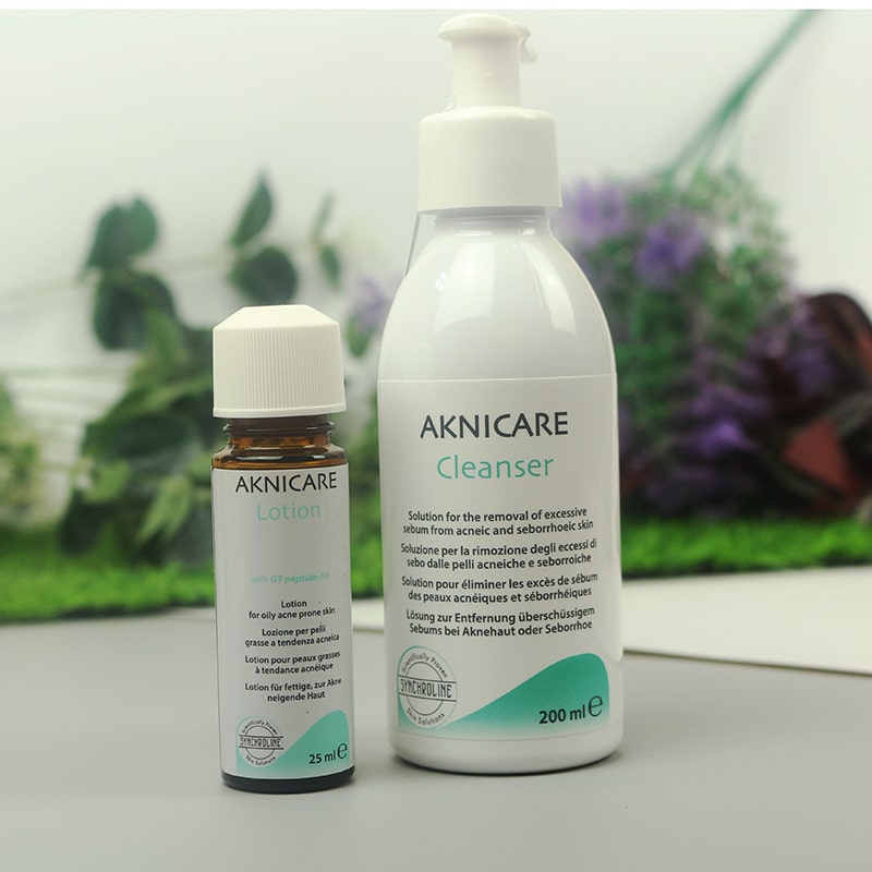 Bộ sản phẩm cho da mụn bọc, mụn viêm, giảm nhờn Aknicare (Sữa rửa mặt + Lotion) 6