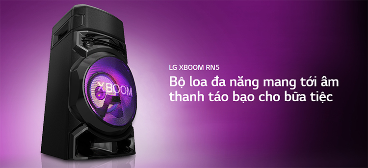 Loa Kéo Bluetooth LG XBOOM RN5 - Hàng Chính Hãng