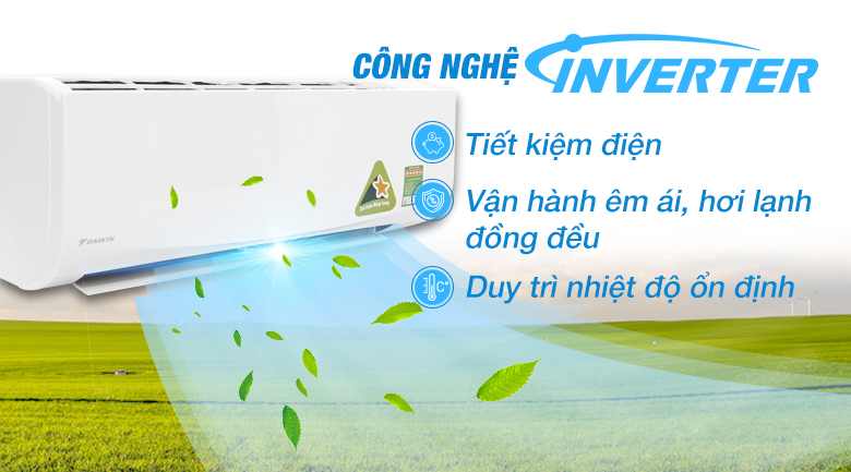 Máy Lạnh Inverter Daikin FTKQ25SAVMV/RKQ25SAVMV (1.0HP)
