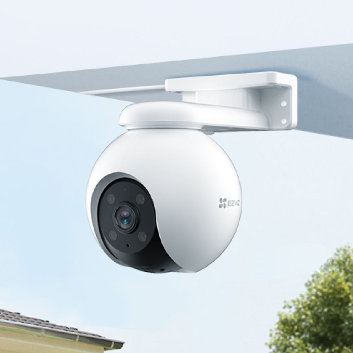 Camera Wi-fi EZVIZ H8 PRO 2K & 3K, Quay Quét 360 Độ Ngoài Trời, Ghi Hình Màu Ban Đêm, Đàm Thoại 2 Chiều - Hàng Chính Hãng