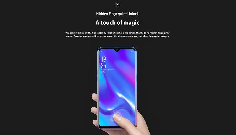 OPPO K1 Screen fingerprint Mobile 4G+64G Blue Dual card dual standby