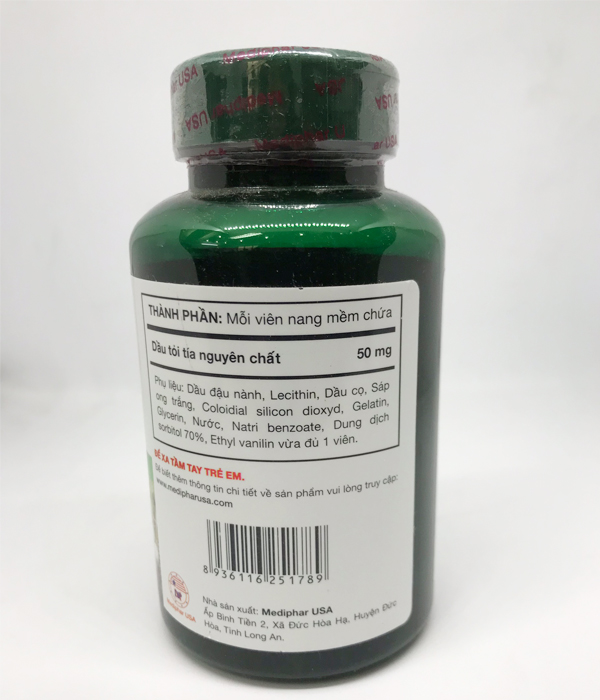 Thực phẩm chức năng Dầu Tỏi MDP - Garlic Oil - Chiết xuất từ dầu tỏi tía nguyên chất