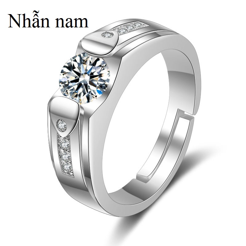 Nhẫn đôi nhẫn cặp thời trang hàn mẫu mới hot trend cực xinh NC18