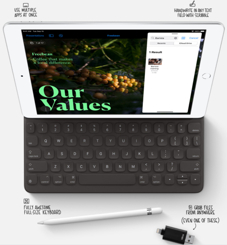 iPad 10.2 Inch WiFi 128GB (gen 8) New 2020 - Hàng Chính Hãng