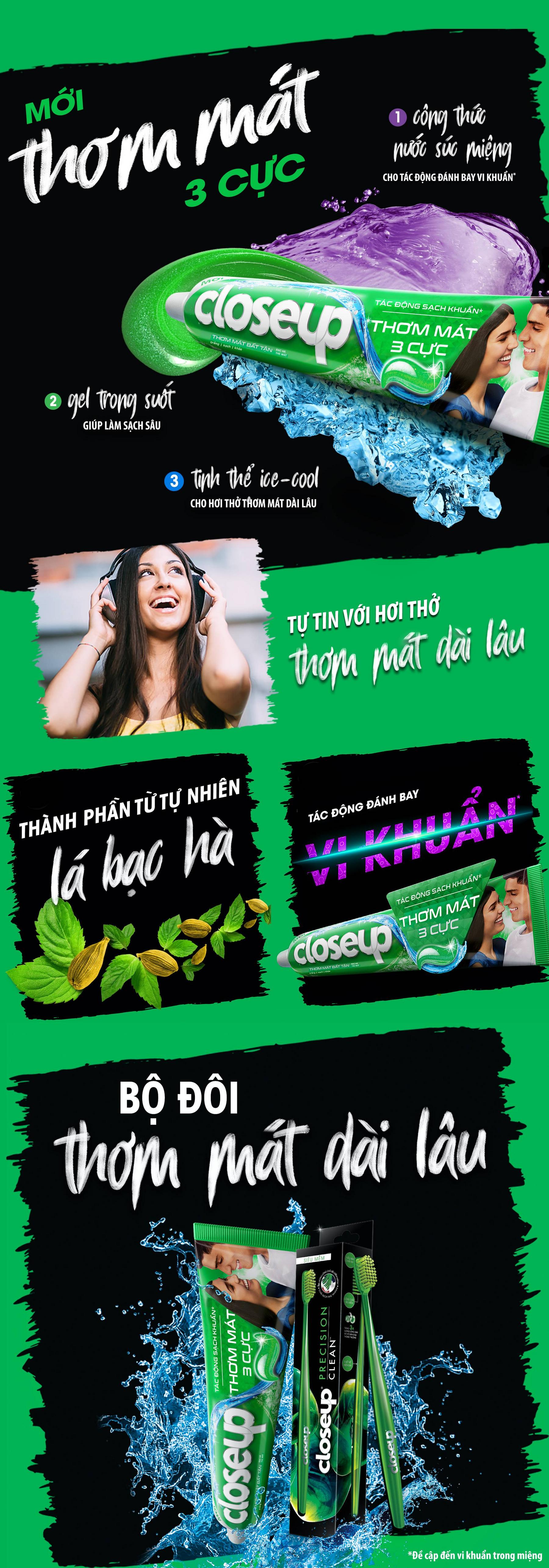 Kem Đánh Răng Close-up Hương Lộc Đề (180g)