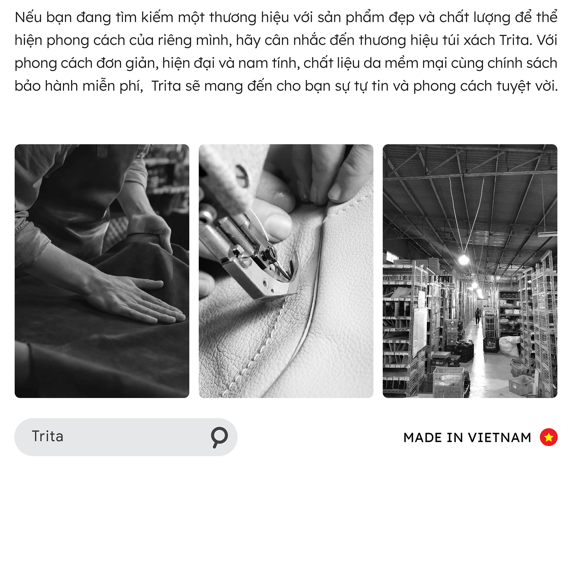 Ví nam da bò Trita ( Thời trang nam dáng ngang basic - Ví da RVN23 )