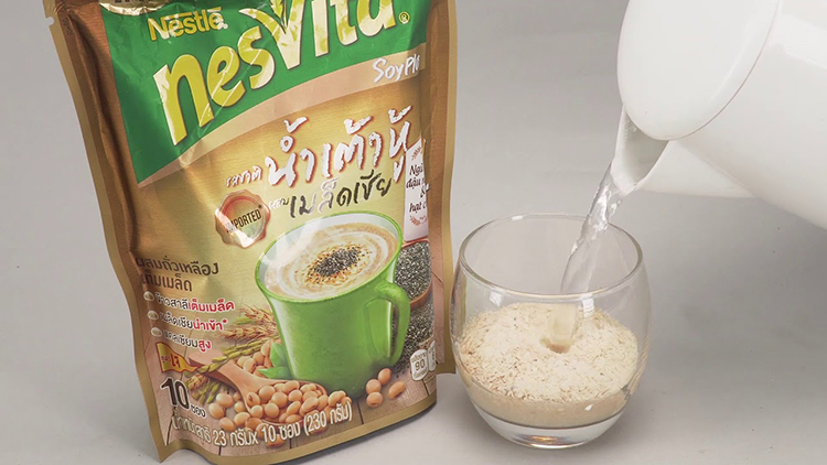 Ngũ Cốc Dinh Dưỡng Nestlé Nesvita Đậu Nành Và Hạt Chia (10 Gói x 23g)