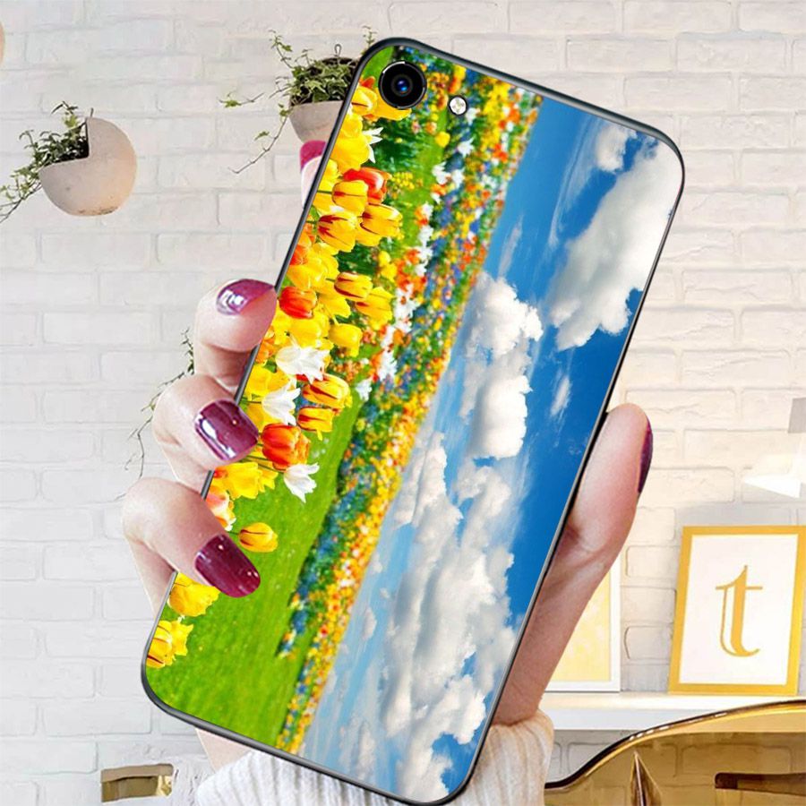 Ốp lưng cứng viền dẻo dành cho điện thoại Oppo R9S - A31/Neo 5 - A33/Neo 7 - Vườn Hoa MS VHOA041