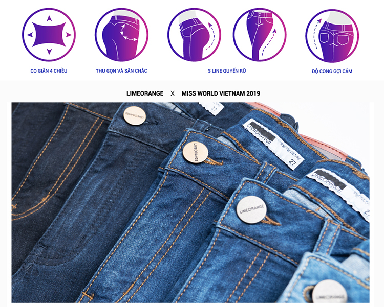 Quần Jean Dài Nữ Miss World Jeans JO19150001-BL