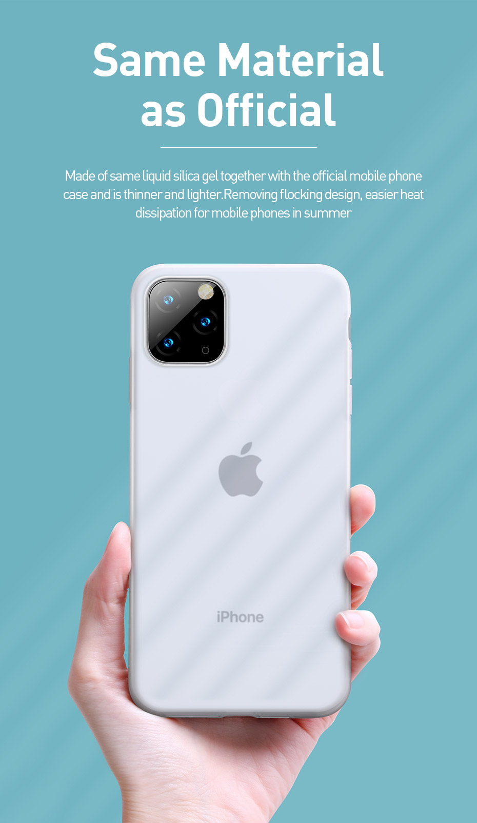 Ốp lưng Baseus Jelly Liquid Silica Gel Protective Case chống va đập, bám bẩn cho iPhone 11/Pro/ Pro Max - Hàng chính hãng