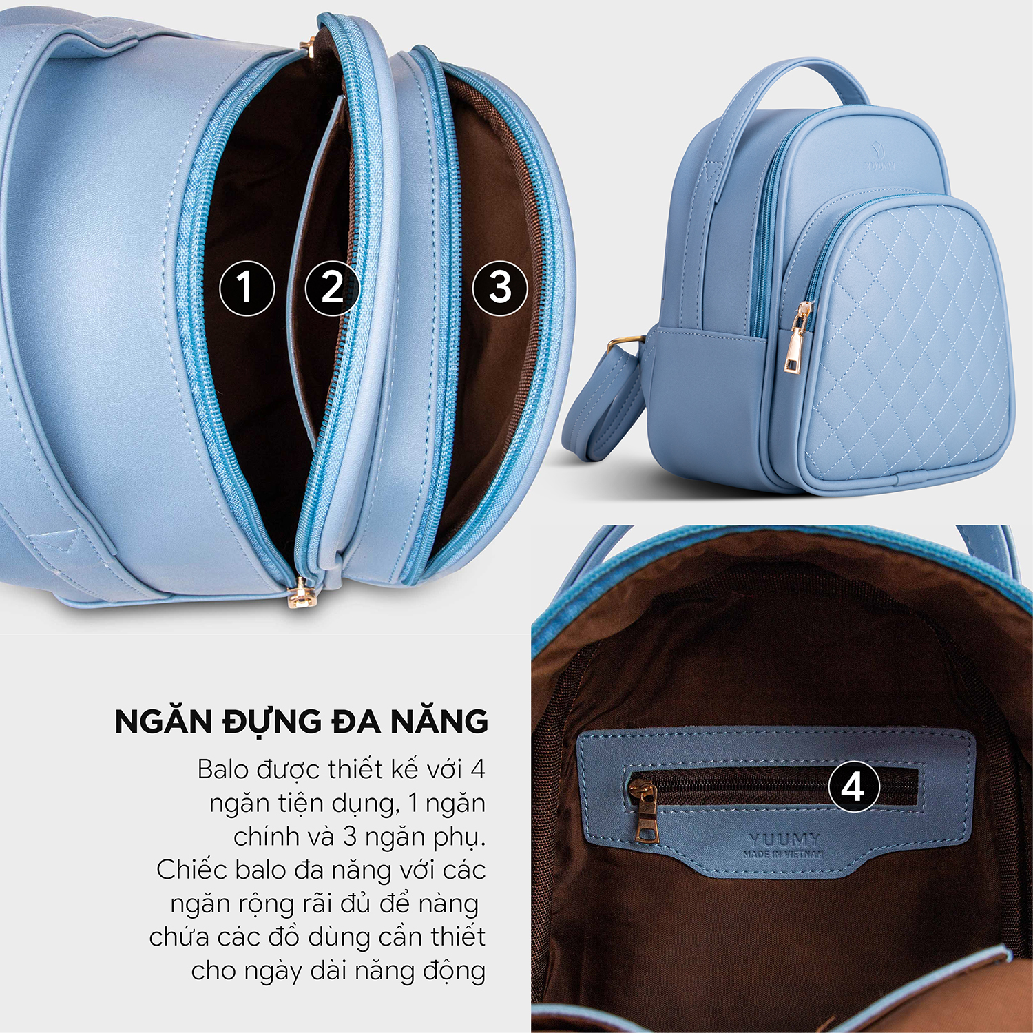 Balo Nữ YUUMY ( Thời trang YBA36 )