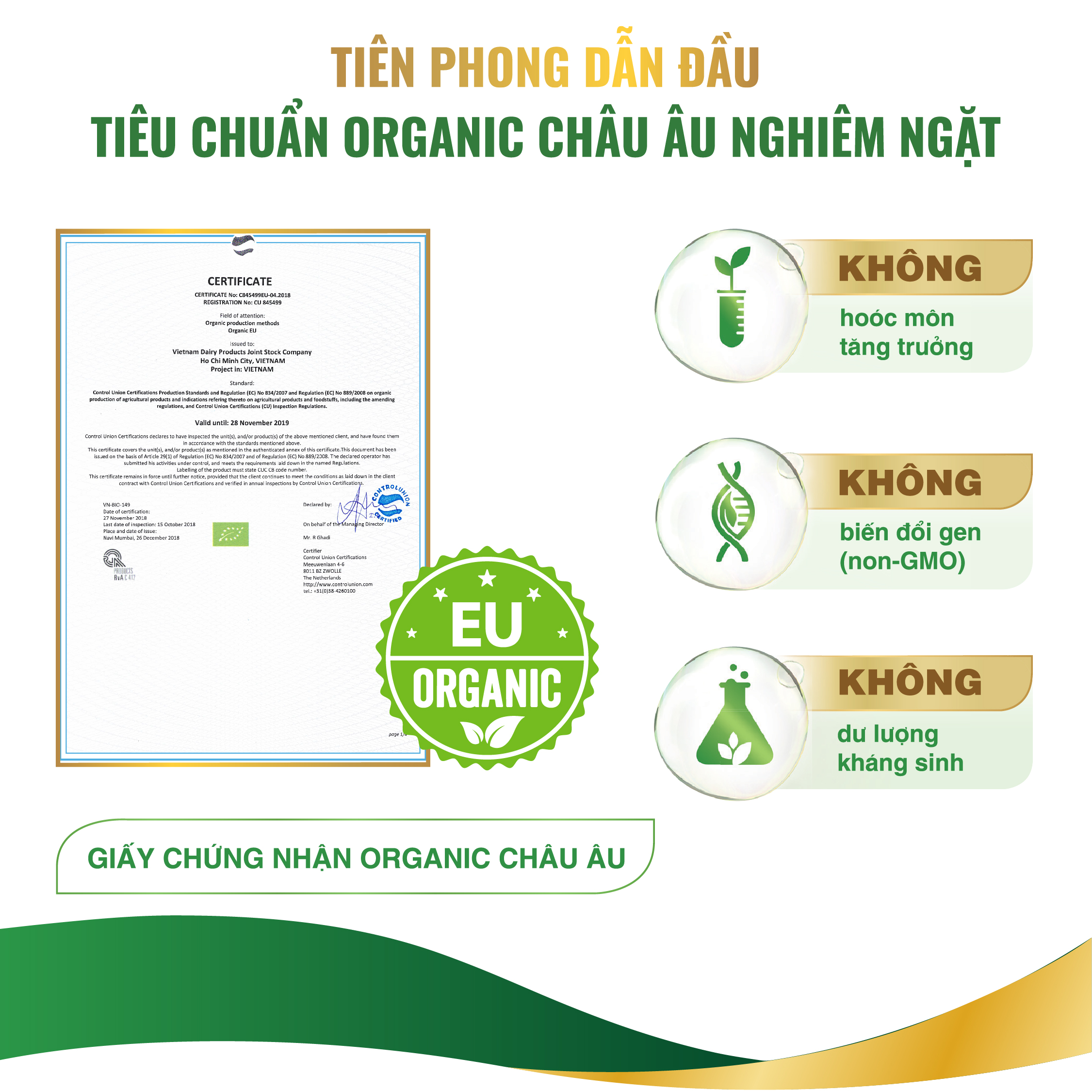 Sữa Bột Vinamilk Organic Gold Step 2 (850g / Hộp Thiếc)