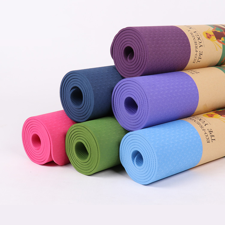 thảm tập gym tập thể dục tại nhà , thảm yoga chống trượt cao cấp thương hiệu jubilee mart, thảm yoga giá rẻ 2 lớp 6 mm tặng kèm túi đeo 2 mặt họa tiết bảo hành 12 tháng 10