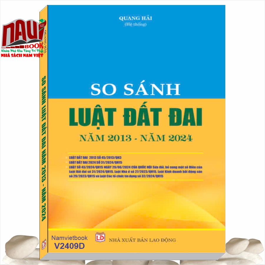 Sách So Sánh Luật Đất Đai 2013 với Luật Đất Đai 2024