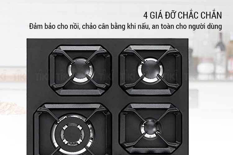 Bếp Gas Âm 4 Bếp Lofra HLM6G0 (60cm) - Hàng Chính Hãng