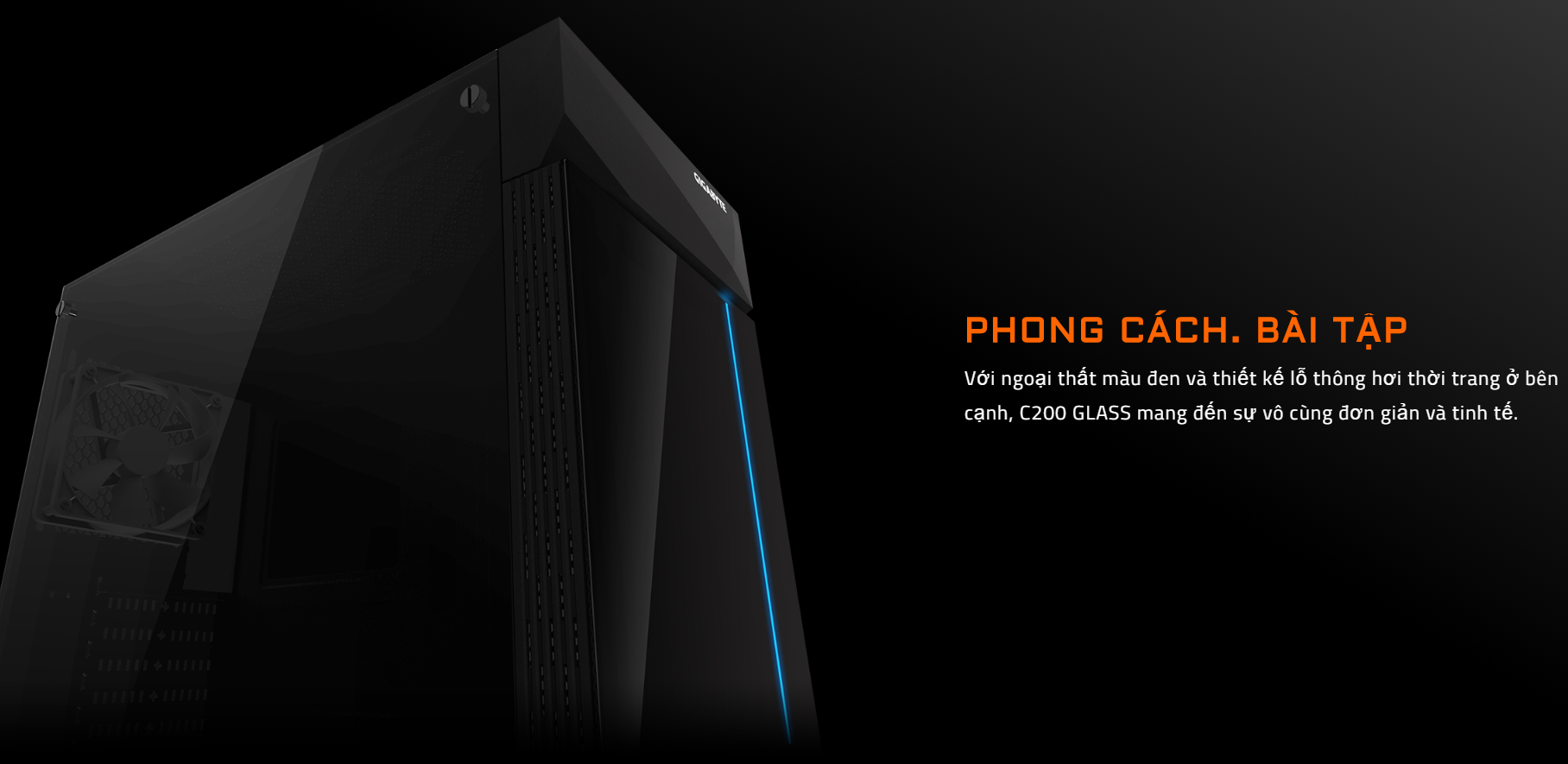 Case Gigabyte C200 Glass