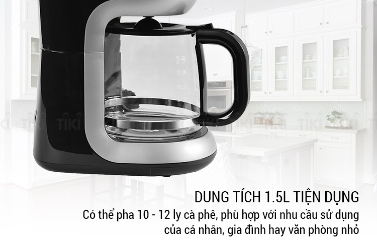 Máy Pha Cà Phê Electrolux ECM3505 - Đen - Hàng chính hãng
