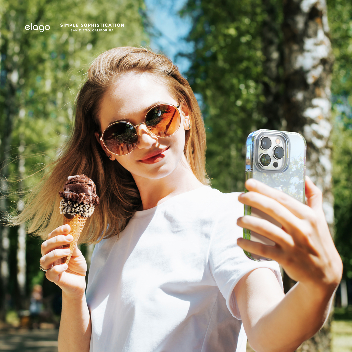 Ốp lưng dành cho iPhone 14 Pro/ 14 Pro Max Elago Hybrid Case - Hàng Chính Hãng