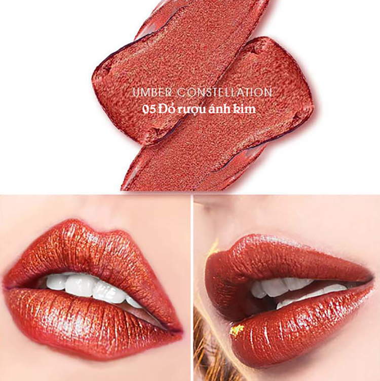 Son Môi Ánh Kim Lấp Lánh MKUP