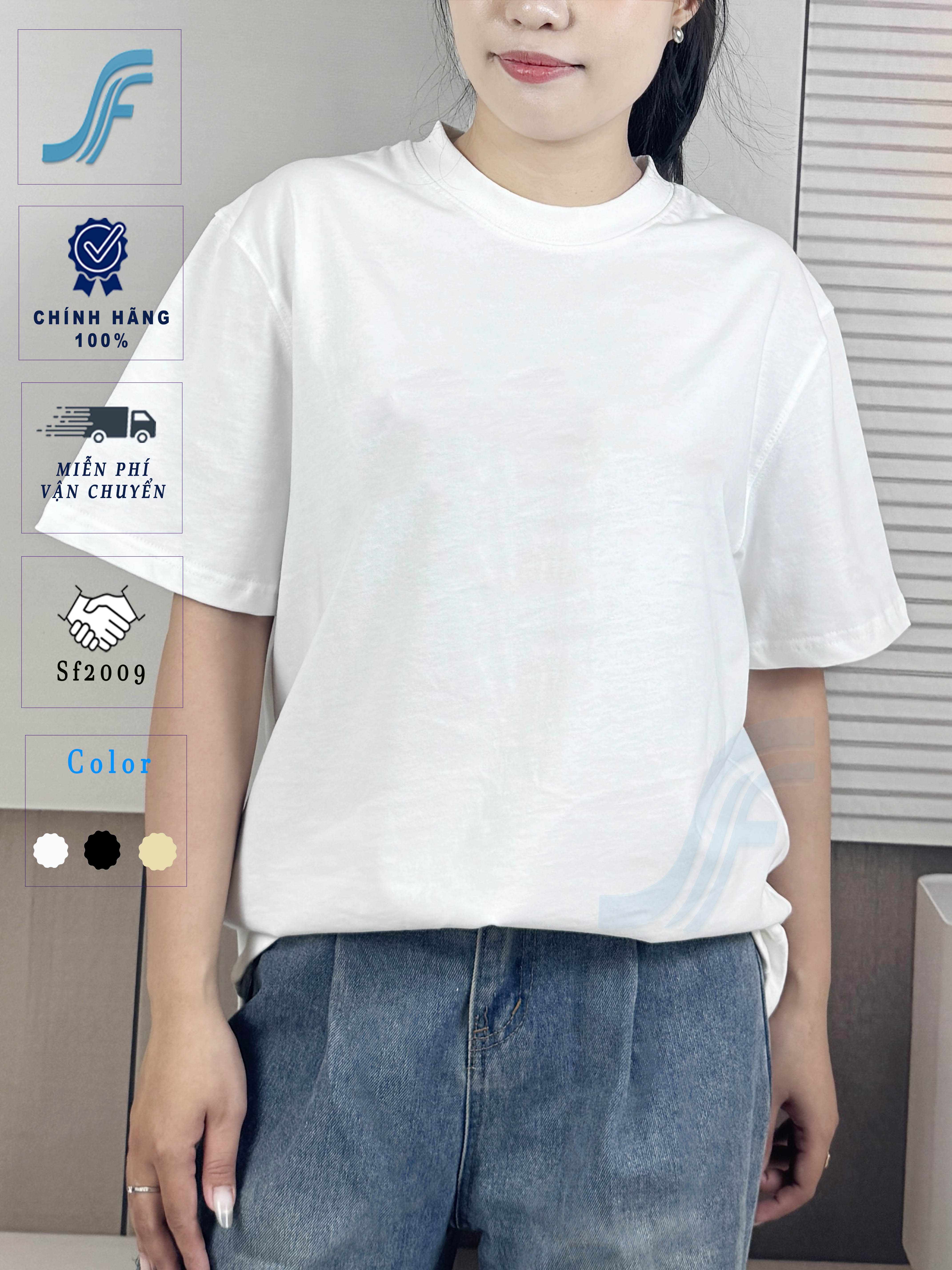 Áo Thun Unisex - Oversize Chất 100% Cotton 2 chiều Dày 250gsm | Nam Nữ Mặc Siêu Đẹp